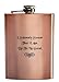I Solemnly Swear That I Am Up To No Good Copper Coated Stainless Steel 8 oz Whiskey Hip Flask for Liquor