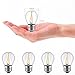 LETO G14 2W Edison Style Filament Small LED Light Bulb Candelabra Base, Dimmable ,UL Listed,25W Equivalent, Soft White 2700k ,E26 Base, led bulbs Chandelier-4 Pack