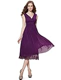 Ever Pretty Women's Double V-neck Chic Empire Waist Party Dress 0279B
