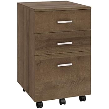 Amazon Com Devaise 3 Drawer Mobile File Cabinet With Lock Wood