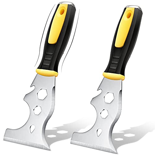 13in1 Metal Paint Scraper Paint Tool 2 Pack Scraper Tool for Wood Multifunctional Paint Tool
