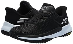 Skechers Women's Viper Court Elite, Black/White, 6