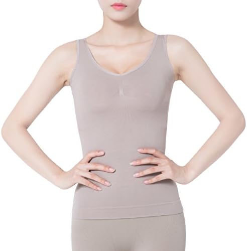 SLENDSHAPER Women's Smooth Camisole Seamless Shapewear Basic Tank Top( S )
