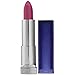 Maybelline Color Sensational Lipstick, Lip Makeup, Matte Finish, Hydrating Lipstick, Nude, Pink, Red, Plum Lip Color, Berry Bossy, 0.15 oz; (Packaging May Vary)