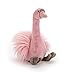Jellycat Mad Pet Solange Swan Rose Stuffed Animal, Medium, 19 inches