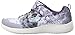 Skechers Sport Women's Burst Fashion Sneaker,White/Black/Purple,8.5 M US