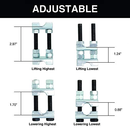ONLTCO Spring Compressor Tool, Coil Spring Compressor Tool, Adjustable Strut Compressor Tool, Coil Spring Tool, for Automobile Vehicle Truck Car, 2 Pcs