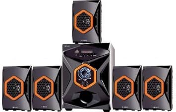 IKall IK555 Bluetooth 5.1 Channel Multi Media Home Theater System with Remote, FM Radio, Bluetooth, 3.5 mm AUX Support & USB Connectivity