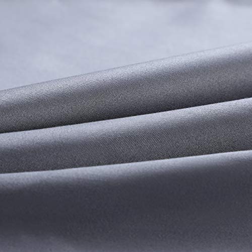 MoMA Premium Body Pillow Cover (100 Percent Cotton, 800 Thread Count) - XL High Thread Count Body Pillowcase - Luxury 21 x 54 Body Pillow Case - Grey Long Body Pillow Cover - Long Pillow Case - Thumbnail 4