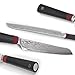 TUO Cutlery Ring Seires Japanese VG10 67 Layers Damascus Serrated Bread Knife 9