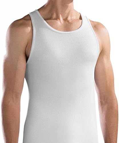 O'Rite Men's 3 A-Shirts 2XL White