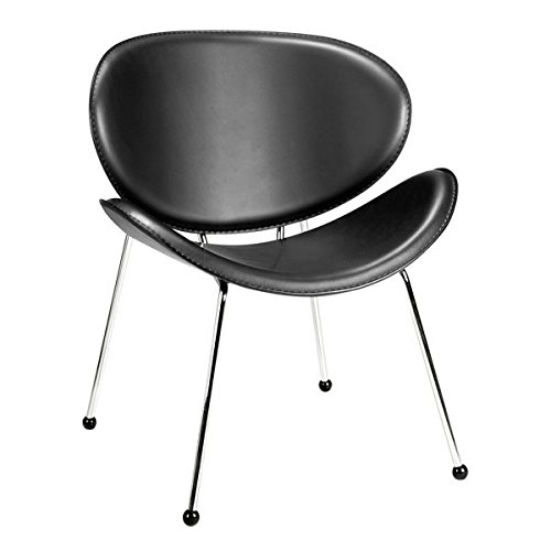 Zuo Match Lounge Chair, Black (Set of 2)