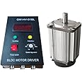 High Speed 110V/220V 6000rpm/3000/8000 0.75KW 750W 80mm Brushless DC Motor Low Noise Hall BLDC Motor with Driver (110v-750W8000rpm)