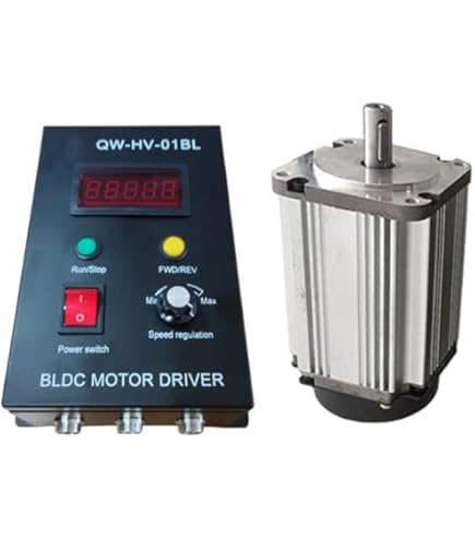 High Speed 110V 3000rpm 0.75KW 750W 80mm Brushless DC Motor Low