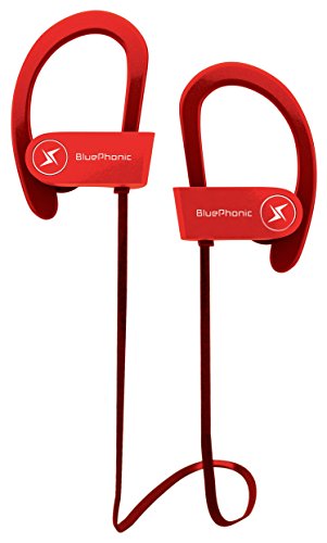 Bluephonic Wireless Sport Bluetooth Headphones, Hd Beats Sound Quality, Sweat Proof Stable Fit in Ea - //coolthings.us