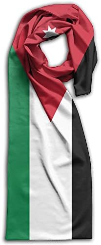 HFIUH5 Flag Of Jordan Printing Scarf Warm Soft Fashion Scarf Shawl For Spring Autumn Winter Adult