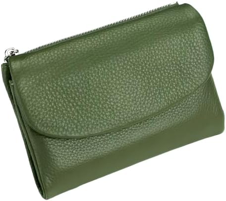 Amazon.com: LECDOA Unisex Pebble Leather Wallet, Short Genuine