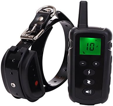 PetHomed Waterproof Dog Shock Training Collar with Remote Rechargeable Electronic Collars for Puppy,Small,Medium and Large Dogs (For 1 Dog)