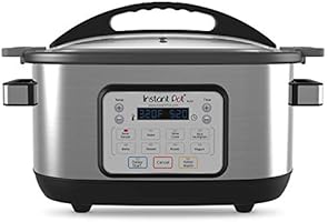 Instant Pot Aura 9-in-1 Multicooker, Slow Cooker, Rice Cooker, Steamer, Saute, Yogurt Maker, Stew, Bake, and Warmer, 6...
