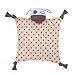 Apple Park Organic Farm Buddies Lovey Rattle | Non-Toxic, Hypoallergenic, 100% Organic Cotton for 0m+ | Security Blanket
