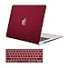 Mosiso Plastic Hard Case with Keyboard Cover for MacBook 12 Inch, Light Red
