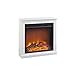 Ameriwood Home Bruxton Electric Fireplace, White