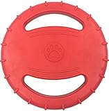 BINGPET Dog Frisbee for Throwing Fetch Ruber Pool Toy Soft Disc by