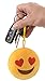 Emoji Universe: Talking Emoji Backpack Clips, Keychains; Plush Keychain Makes FUNNY SOUNDS! (4-Pack)