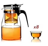 Kendal 32 oz Tea Maker Teapot with 8 tea cups cj-900