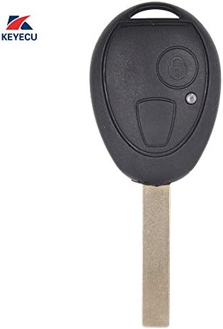 Replacement Remote Car Key Shell Case 2 Button for BMW Mini Copper 2002-2005(Shell Only)