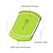Qi-infinity Qi Wireless Charging Pad with SLEEP-FRIENDLY Portable Charger Design for Samsung Galaxy S7, S6, Edge, Note 5, Nexus, S5 - GREEN