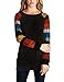 Women's Cotton Long Sleeve Tunic Tops Casual Pullover Sweatshirt by Hisweet