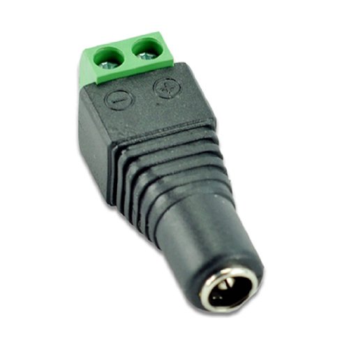20 Pack 2.1 X 5.5mm CCTV camera DC Power Female Jack Connector Plug for CCTV Camera