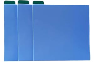 3Pcs 100x100x1mm Single-Sided Adhesive Soft Silicone Thermal Conductive Pads Heatsink IC Chipset Northbridge for SSD/CPU/GPU/