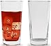 Circleware 10130 Cube Heavy Base Highball Tall Glasses, Set of 4 Cocktail Glassware for Water, Juice, Ice Tea, Beer, Wine, Liquor, Whiskey & Beverage Drinks, 17 oz, Bentley