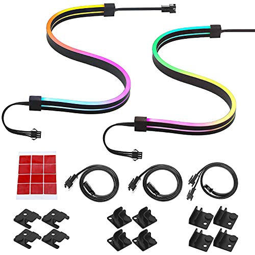 ALITOVE Addressable RGB PC LED Strip for 3 Pin 5V ADDRGB Header on