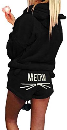 Rojeam Women's Pajamas Velvet Long Sleeve Sleepwear 2 Piece Pajama Set