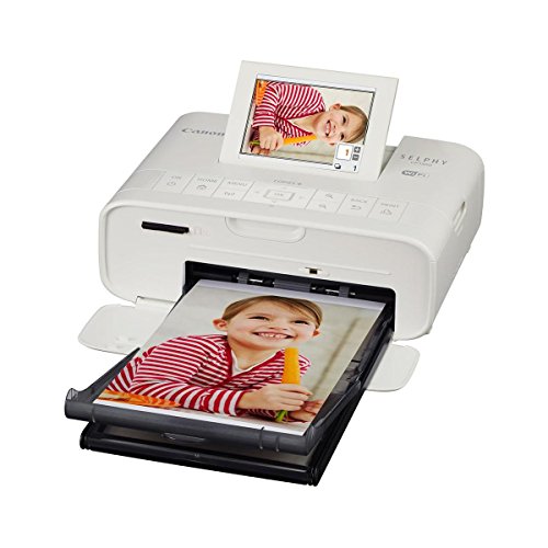 Canon SELPHY CP1300 Wireless Compact Photo Printer (White) RP108 Color