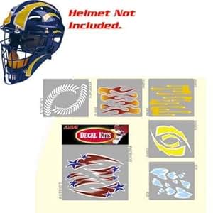 ALLSTAR MVP CATCHERS HELMET DECAL KIT Sports & Outdoors
