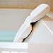 Gorilla Grip Original Spa Bath Pillow Features Powerful Gripping Technology, Comfortable, Soft, Large, 19.5x15, Luxury 3-Panel Design for Shoulder, Neck Support, Fits Any Size Tub, Jacuzzi, Spas
