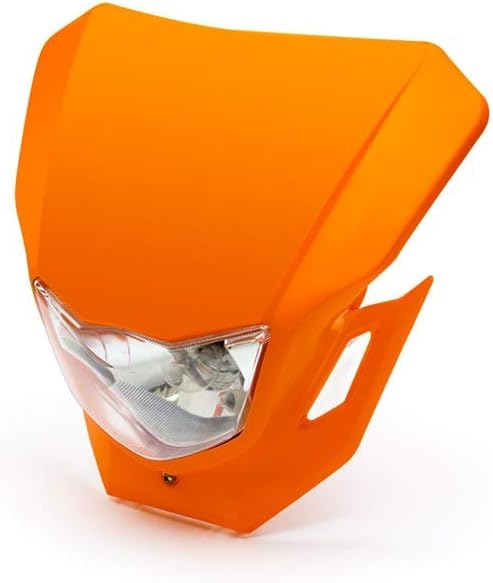 Alchemy Parts Motorbike Headlight - Supermoto & Streetfighter - Orange - 12V 35W - Image 5