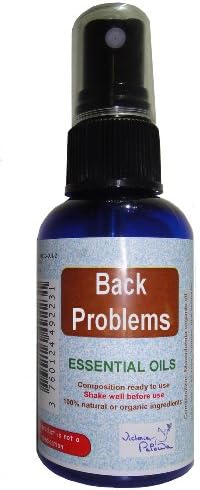 Back Problems - Organic Essential Oils - 2.04 Fl.oz. Ready to Use Spray