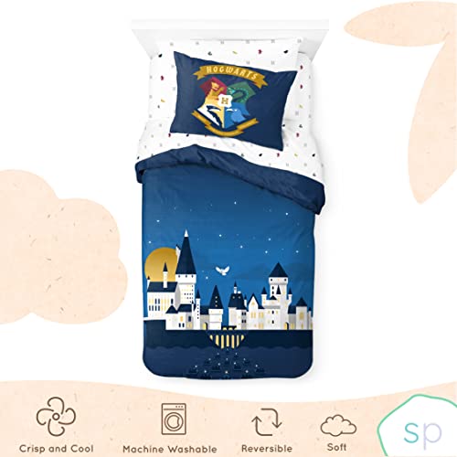 Saturday Park Harry Potter Exploring Hogwarts Twin Bed Set 5 Piece 100 Organic Cotton Bedding