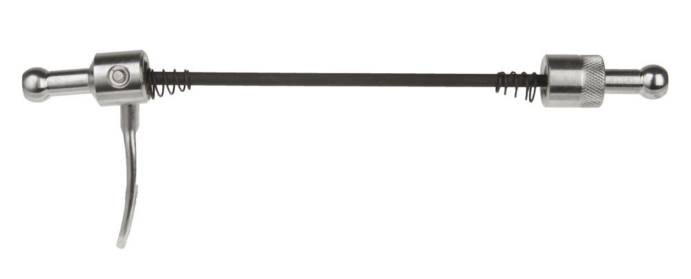 M-Wave Unisex -Adult's SA/Second Quick Release Luggage Bike Trailer >Single 40 <, Silver