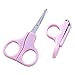 Safety Baby Nail Clippers Set with Scissors 2 piece suit，The Best Grooming Kit Baby Shower Gift for Girls and Boys，Newborn or Infant (pink)