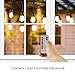 Dimmer Plug, Kohree Dimmer Switch Dimming Kits Plug-in Remote Timer for Outdoor Patio String Lights LED Bulbs, 240W Max Power, 10ft Longer Cord, 3 Prong Outlet, Weatherproof IP68, ETL Listed