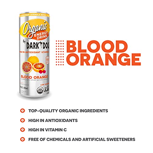 Organic Energy Drink Blood Orange By Dark Dog 12 Oz (12Count