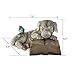 Topadorn Resin Dog Statue Solar Power Outdoor Statuary Cute Puppy for Garden Decoration, Dog Read a Book