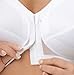 Glamorise Women's MagicLift Front Close Posture Support Bra, White, 44DD