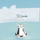 Silver Bell Place Card Holder